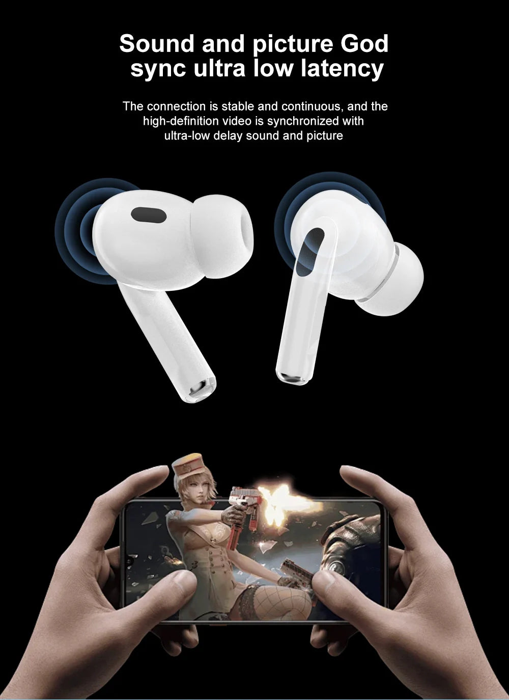 Pakify™ | A9 pro Touch Screen ANC Wireless Earbuds