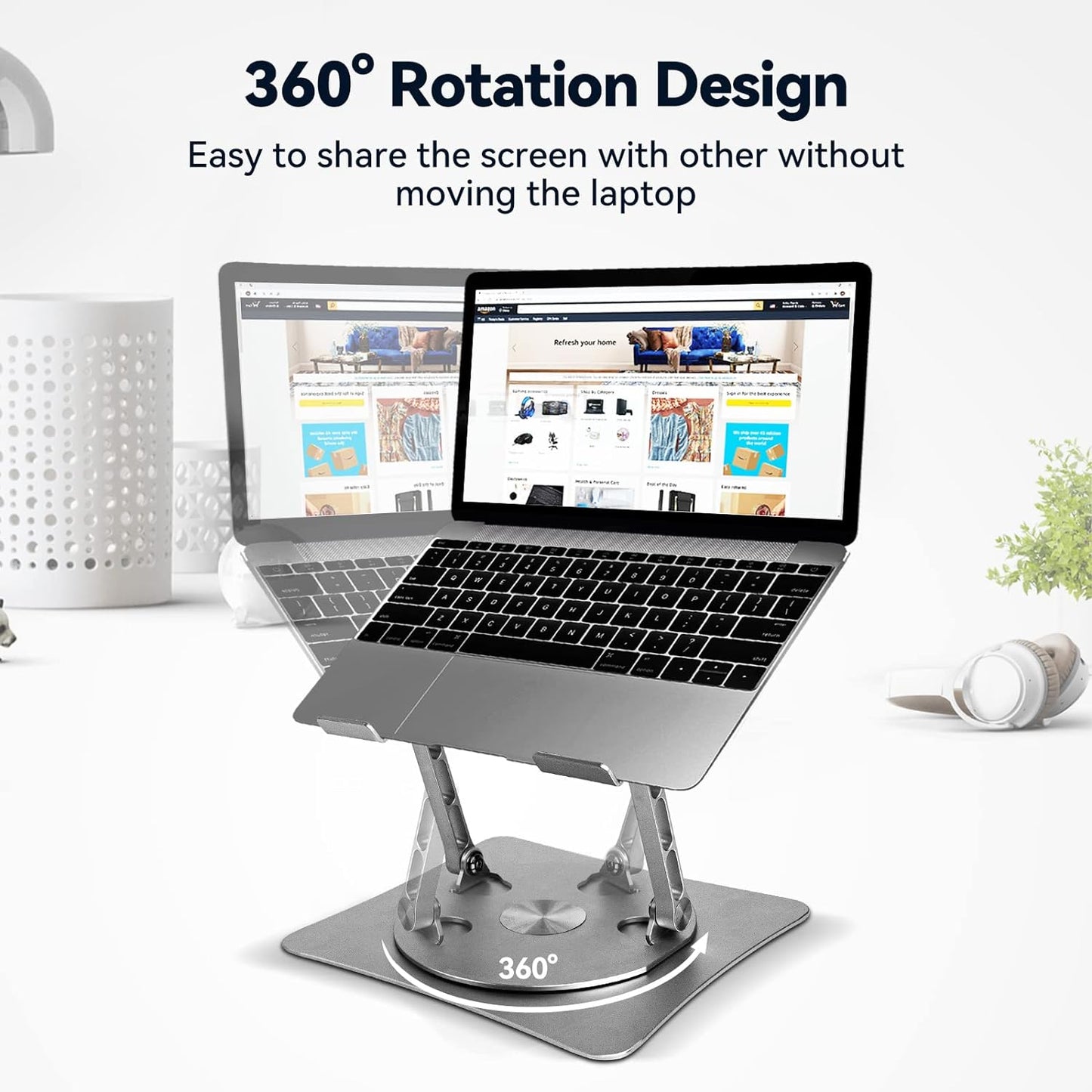 Pakify™ | 360° ROTATEABLE & PORTABLE LAPTOP STAND