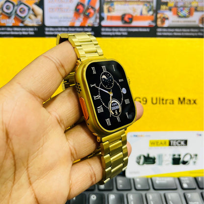 Pakify™ | Original G9 Ultra Smart Watch Gold Edition