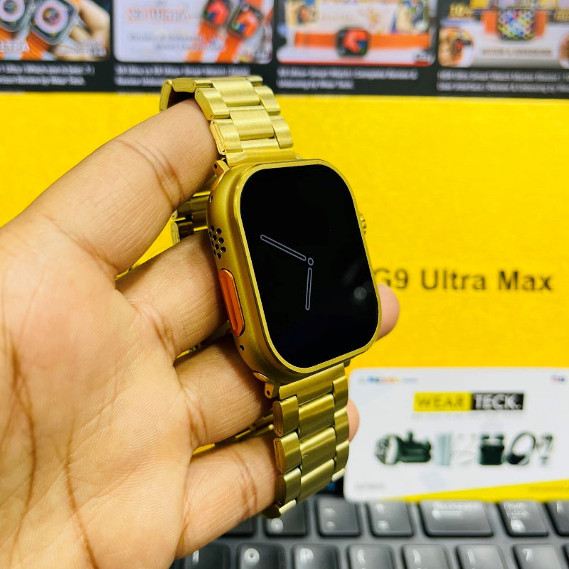 Pakify™ | Original G9 Ultra Smart Watch Gold Edition