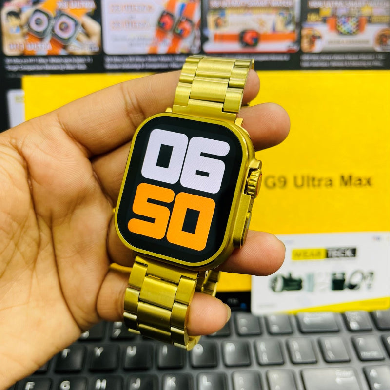 Pakify™ | Original G9 Ultra Smart Watch Gold Edition