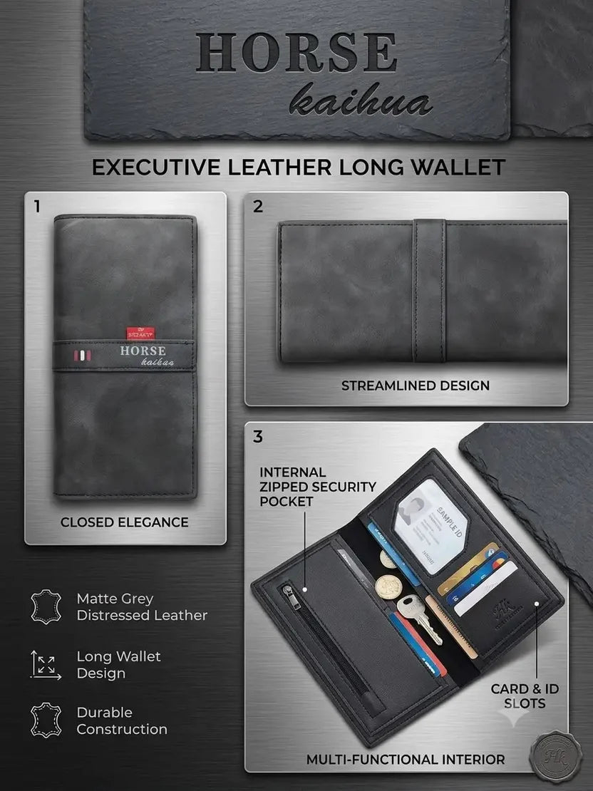 Crown Long Wallet