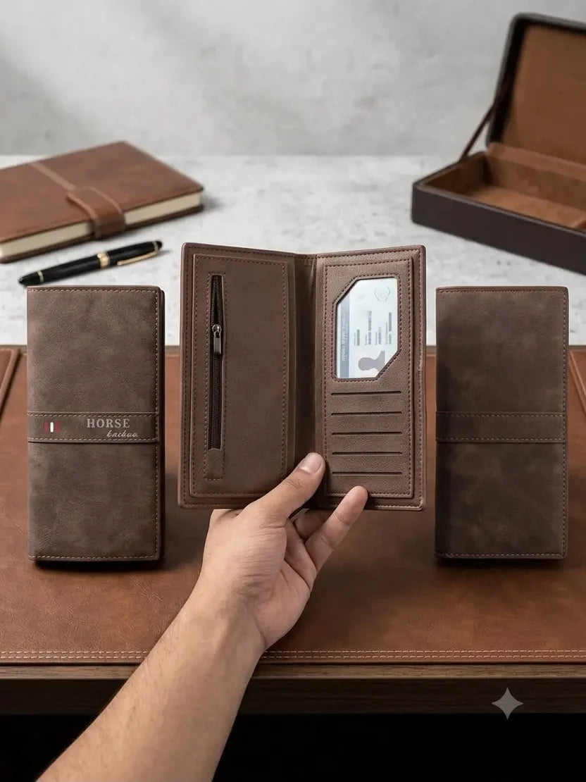 Crown Long Wallet