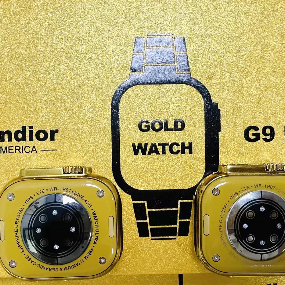 Pakify™ | Original G9 Ultra Smart Watch Gold Edition